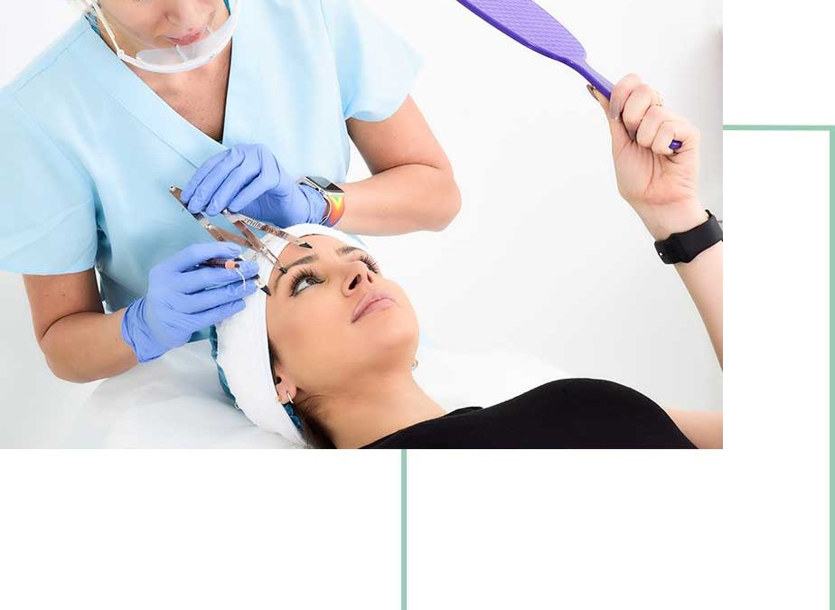 Microblading eyebrow